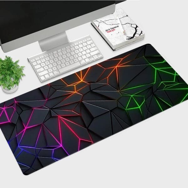 3D leaf Big Keyboard Mousepad Gamer