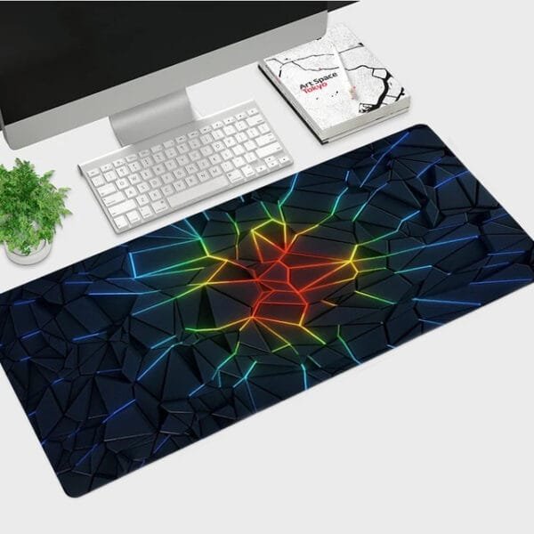 3D leaf Big Keyboard Mousepad Gamer - Image 3